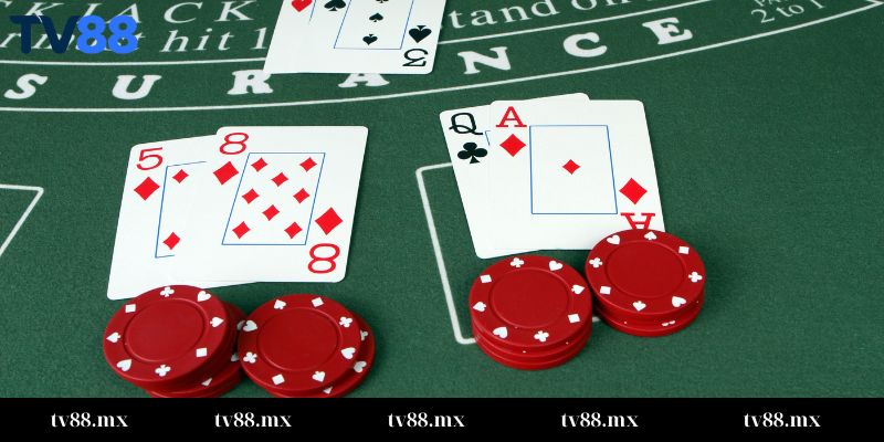 Luật chơi bài blackjack tại TV88 luật chơi